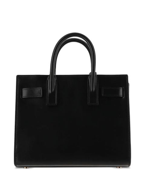 Saint Laurent nano Sac De Jour padlock tote bag - Black