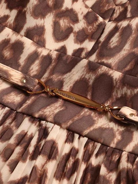 ZIMMERMANN Sunray pleated midi dress - Brown - zdjęcie produktu nr 2