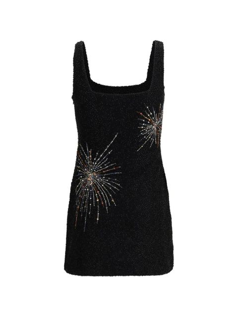 STAUD split beaded mini dress - Black - zdjęcie produktu nr 2