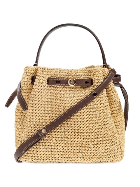 Tory Burch Romy leather trim paper tote bag - Neutrals - zdjęcie produktu nr 1