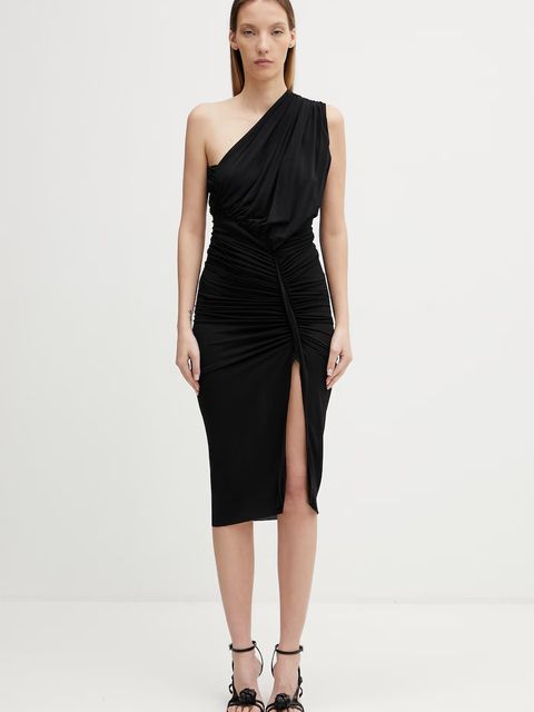 Rick Owens Lilies sukienka asymetryczna z wiskozą Avra - zdjęcie produktu nr 1