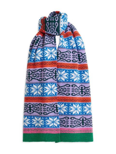 Essentiel Antwerp multicolored-stripes scarf - Purple - zdjęcie produktu nr 1