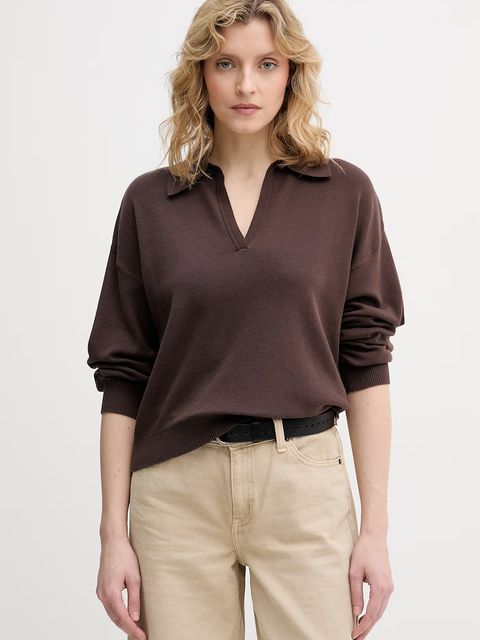 United Colors of Benetton sweter damski bawełniany - zdjęcie produktu nr 2