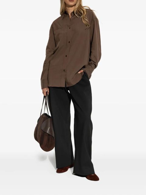 NEOUS suede pointed-toe flats - Brown