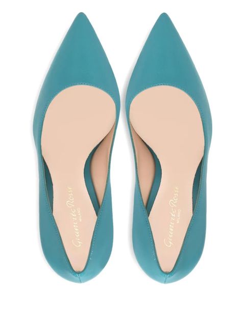 Gianvito Rossi 105mm Gianvito pointed pumps - Blue