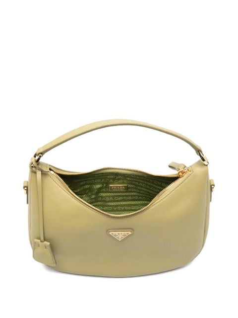 Prada triangle-logo shoulder bag - Green