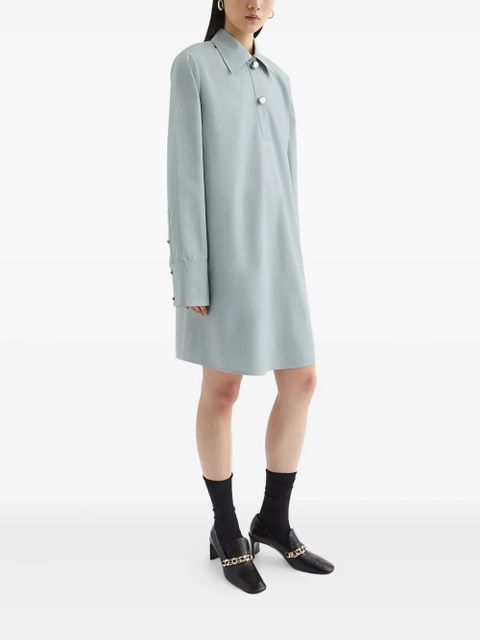 Jil Sander cotton polo dress - Blue - zdjęcie produktu nr 2