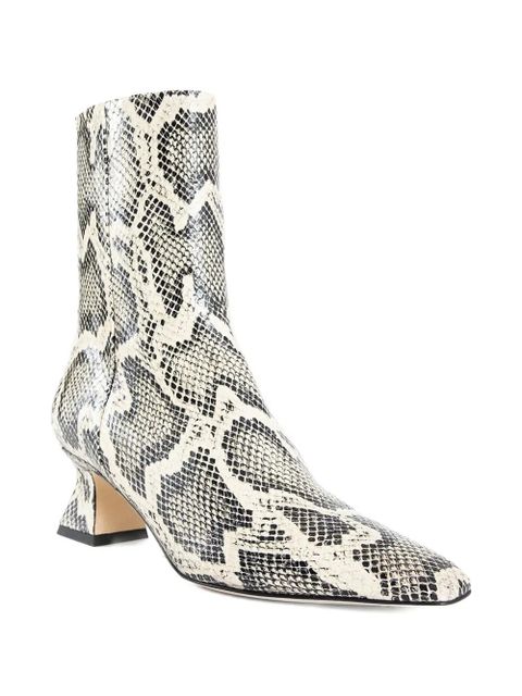 Aeyde Regal heel patterned boots - Neutrals