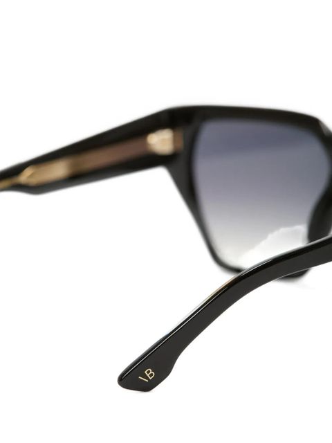 Victoria Beckham geometric-frame sunglasses - Black