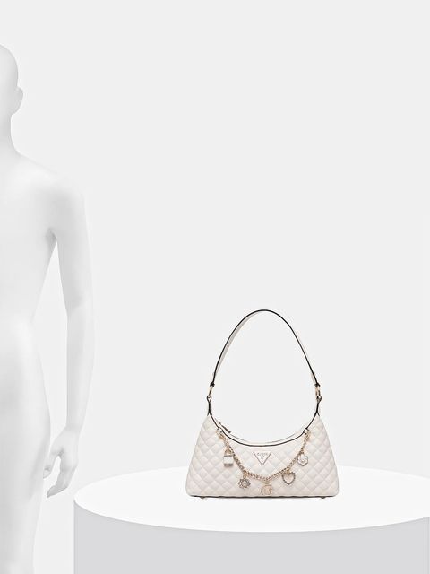 Guess torebka EVERLEE kolor biały HWEG86 79180