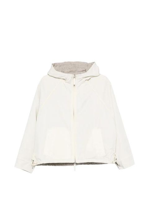 Yves Salomon reversible hooded jacket - Neutrals - zdjęcie produktu nr 1