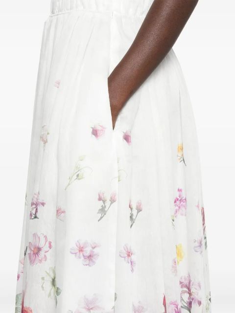 Aje Fleur maxi dress - White