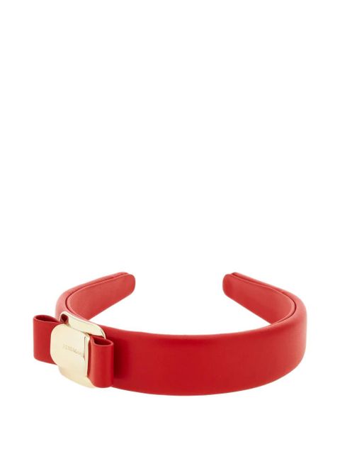 Ferragamo vara plate bow headband - Red - zdjęcie produktu nr 2