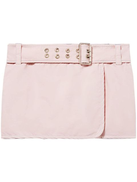 PUCCI eyelet detail belted miniskirt - Pink - zdjęcie produktu nr 1