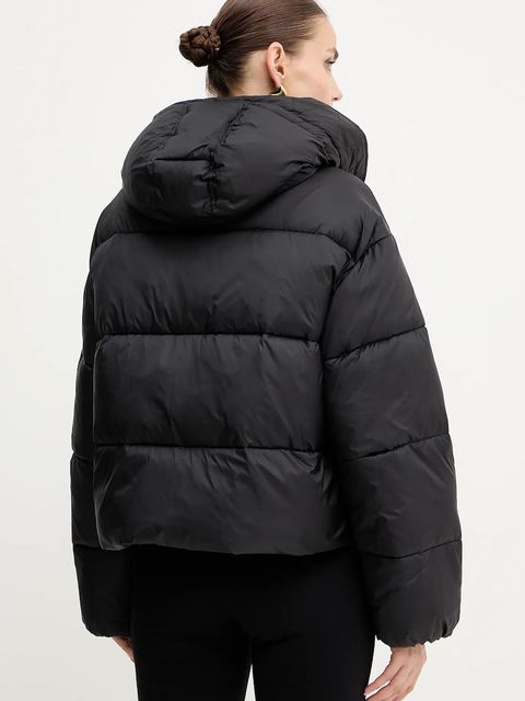 Pinko kurtka kolor czarny zimowa oversize 105656 A2TF