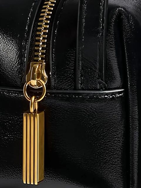 KHAITE leather shoulder bag - Black