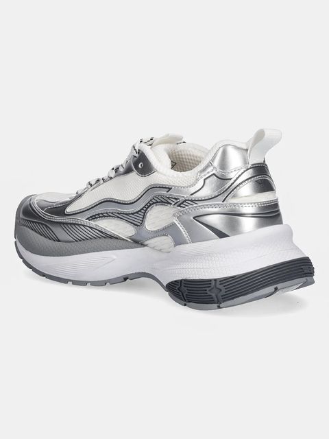 Emporio Armani sneakersy damskie kolor srebrny X3X238 XR388 00520