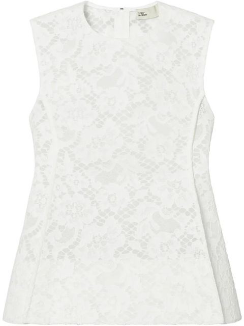 Tory Burch Corded Lace top - White - zdjęcie produktu nr 1