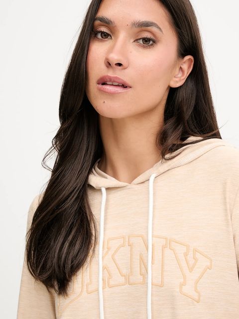 Dkny piżama damska kolor beżowy YI80065