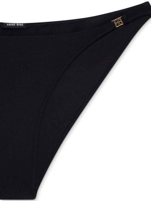 ANINE BING Bellamy bikini bottoms - Black - zdjęcie produktu nr 2