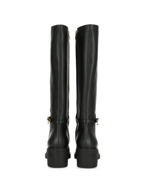 Gianvito Rossi buckle-strap boots - Black