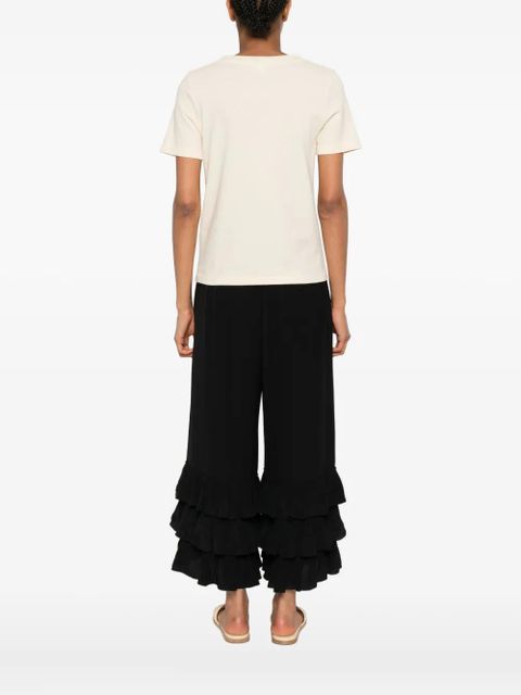 Chloé logo-print T-shirt - Neutrals