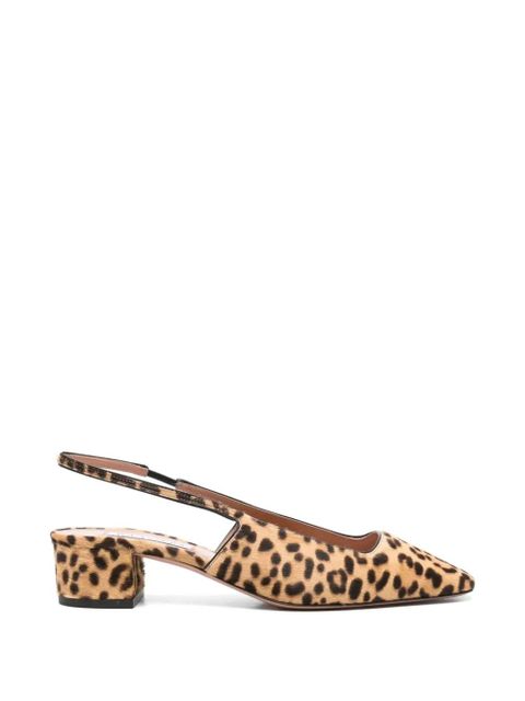 Aquazzura leopard slingback pumps - Neutrals - zdjęcie produktu nr 1