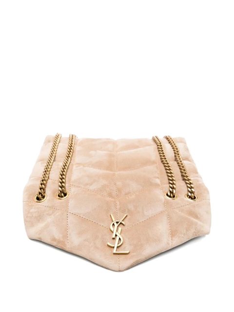 Saint Laurent mini Loulou crossbody bag - Neutrals