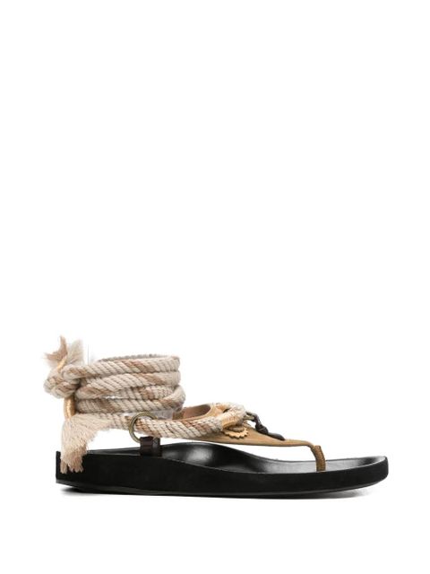 ISABEL MARANT Onya flat sandals - Brown - zdjęcie produktu nr 1