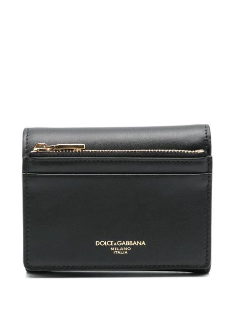 Dolce & Gabbana logo-plaque wallet - Black - zdjęcie produktu nr 2