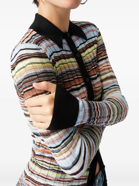 Missoni striped knitted shirt - Blue