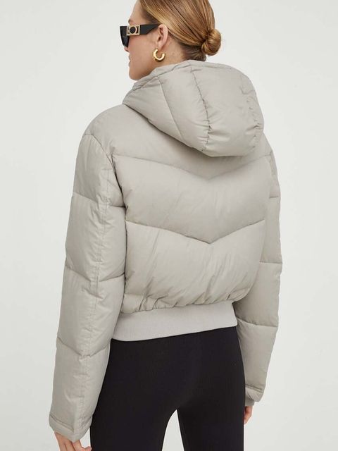 La Mania kurtka puchowa damska kolor szary zimowa