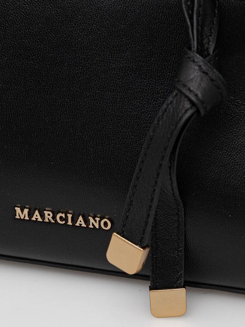 Marciano by Guess torebka skórzana kolor czarny 5BGZ22 7415A