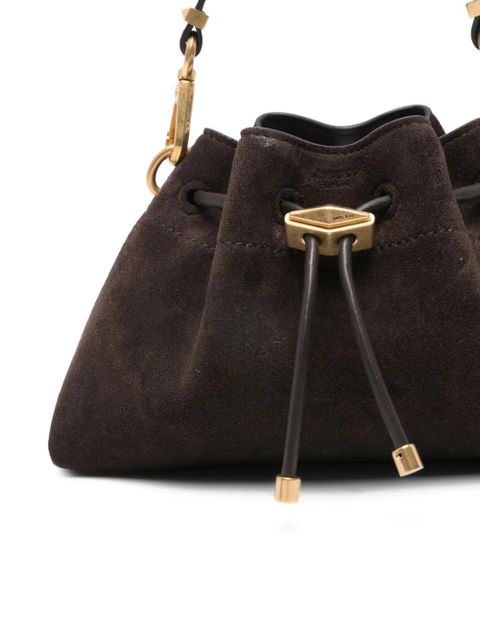 Jimmy Choo small drawstring tote bag - Brown