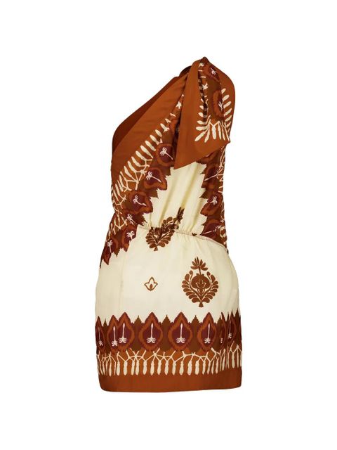 Johanna Ortiz Sun Traveller wrap mini dress - Brown - zdjęcie produktu nr 2