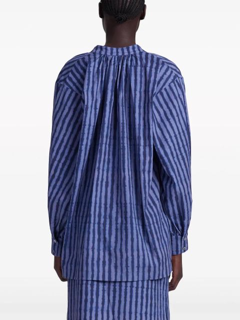 Altuzarra Teresa striped cotton shirt - Blue