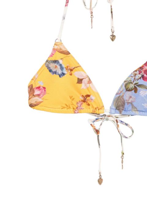 ZIMMERMANN spliced print bikini - Neutrals