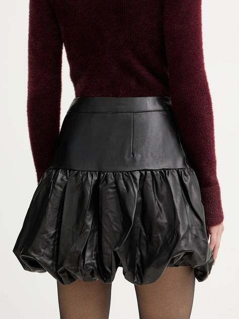 Morgan spódnica kolor czarny mini rozkloszowana JED