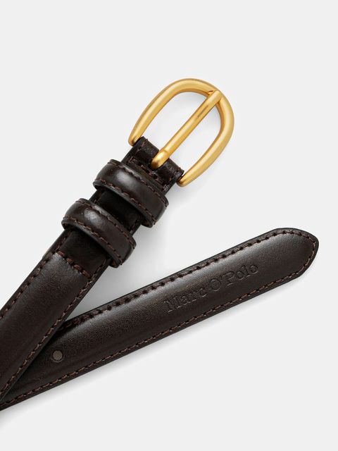 Marc O'Polo pasek skórzany damski kolor brązowy 50917739506203 - zdjęcie produktu nr 2