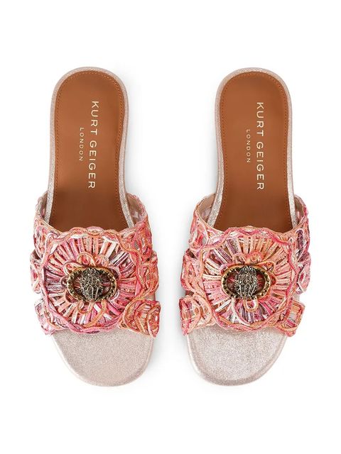 Kurt Geiger London klapki damskie Chelsea Woven Flat Sdl - zdjęcie produktu nr 1