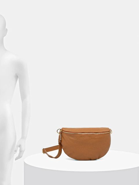 Answear.LAB nerka skórzana kolor brązowy