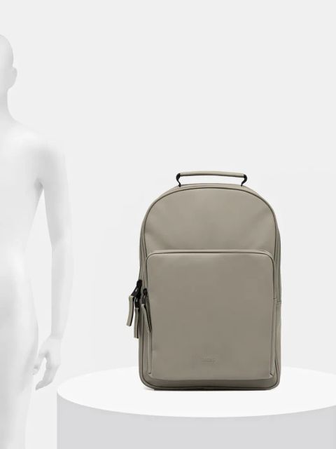 Rains plecak Book Daypack Large W3 kolor zielony duży gładki 13680