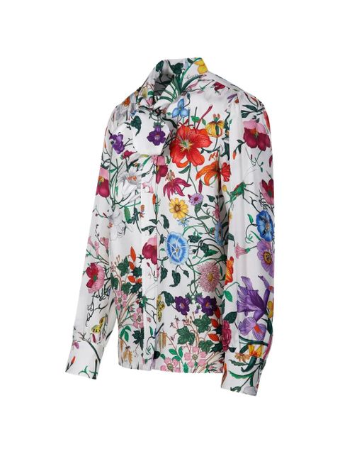 Gucci floral-print shirt - White