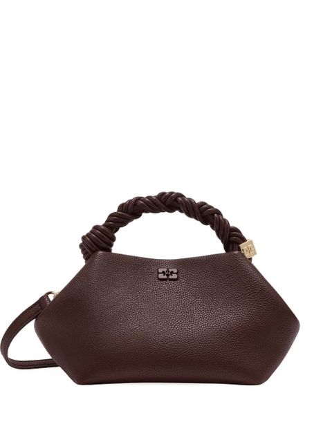 GANNI small Bou twisted-handle tote bag - Brown - zdjęcie produktu nr 1