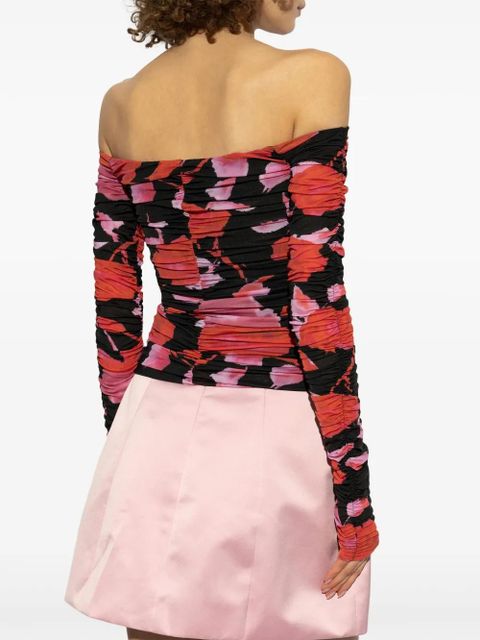 Blumarine draped top - Black