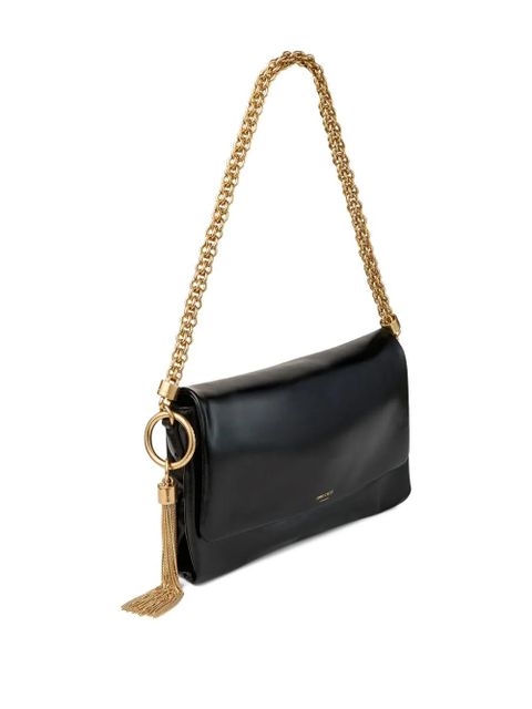 Jimmy Choo Callie Flap chain tassel shoulder bag - Black - zdjęcie produktu nr 2
