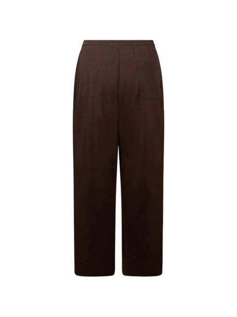 Weekend Max Mara drawstring straight trousers - Brown - zdjęcie produktu nr 2