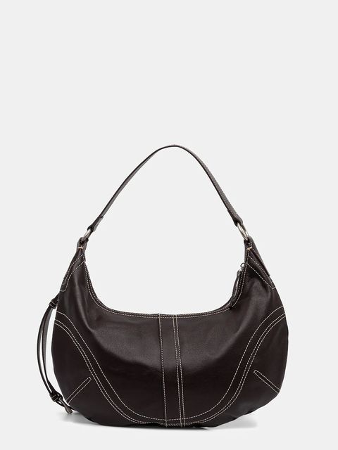 Answear.LAB torebka skórzana kolor brązowy - zdjęcie produktu nr 1