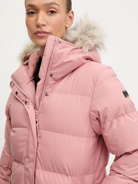 Helly Hansen kurtka damska kolor pomarańczowy zimowa