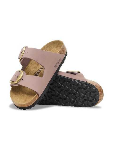 Birkenstock klapki Arizona Big Buckle damskie kolor fioletowy 1030524
